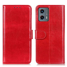 Handytasche Stand Schutzhülle Flip Leder Hülle M07L für Motorola Moto G 5G (2023) Rot