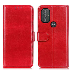 Handytasche Stand Schutzhülle Flip Leder Hülle M07L für Motorola Moto G Play (2023) Rot