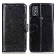 Handytasche Stand Schutzhülle Flip Leder Hülle M07L für Motorola Moto G Play (2023) Schwarz