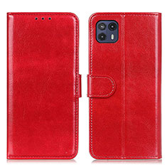 Handytasche Stand Schutzhülle Flip Leder Hülle M07L für Motorola Moto G50 5G Rot