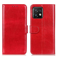 Handytasche Stand Schutzhülle Flip Leder Hülle M07L für Motorola Moto X40 5G Rot