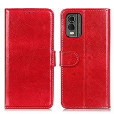 Handytasche Stand Schutzhülle Flip Leder Hülle M07L für Nokia C210 Rot