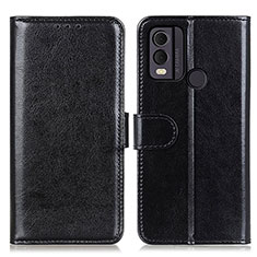 Handytasche Stand Schutzhülle Flip Leder Hülle M07L für Nokia C22 Schwarz