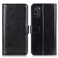 Handytasche Stand Schutzhülle Flip Leder Hülle M07L für Nokia G100 Schwarz