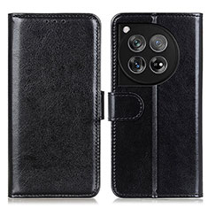 Handytasche Stand Schutzhülle Flip Leder Hülle M07L für OnePlus 12 5G Schwarz