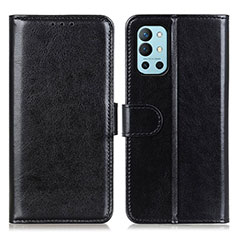 Handytasche Stand Schutzhülle Flip Leder Hülle M07L für OnePlus 9R 5G Schwarz