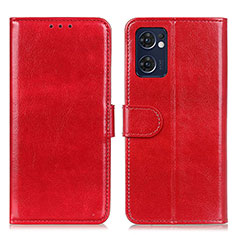 Handytasche Stand Schutzhülle Flip Leder Hülle M07L für OnePlus Nord CE 2 5G Rot