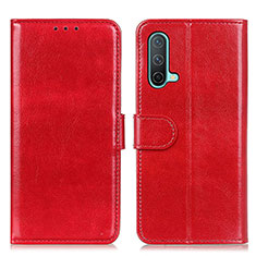 Handytasche Stand Schutzhülle Flip Leder Hülle M07L für OnePlus Nord CE 5G Rot