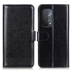 Handytasche Stand Schutzhülle Flip Leder Hülle M07L für OnePlus Nord N200 5G Schwarz