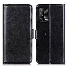 Handytasche Stand Schutzhülle Flip Leder Hülle M07L für Oppo A74 4G Schwarz