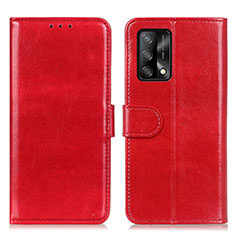 Handytasche Stand Schutzhülle Flip Leder Hülle M07L für Oppo A95 4G Rot