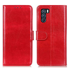 Handytasche Stand Schutzhülle Flip Leder Hülle M07L für Oppo K9 Pro 5G Rot