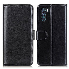 Handytasche Stand Schutzhülle Flip Leder Hülle M07L für Oppo K9 Pro 5G Schwarz