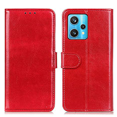 Handytasche Stand Schutzhülle Flip Leder Hülle M07L für Realme 9 5G Rot