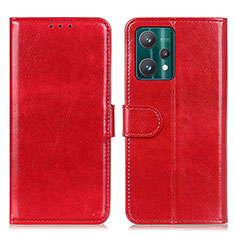 Handytasche Stand Schutzhülle Flip Leder Hülle M07L für Realme 9 Pro+ Plus 5G Rot