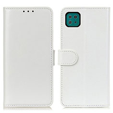 Handytasche Stand Schutzhülle Flip Leder Hülle M07L für Samsung Galaxy A22s 5G Weiß