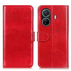 Handytasche Stand Schutzhülle Flip Leder Hülle M07L für Vivo iQOO Z6 Pro 5G Rot