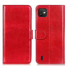 Handytasche Stand Schutzhülle Flip Leder Hülle M07L für Wiko Y82 Rot