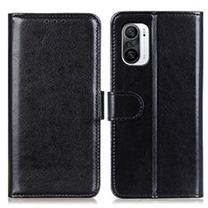 Handytasche Stand Schutzhülle Flip Leder Hülle M07L für Xiaomi Mi 11i 5G Schwarz