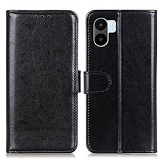 Handytasche Stand Schutzhülle Flip Leder Hülle M07L für Xiaomi Poco C51 Schwarz