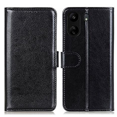 Handytasche Stand Schutzhülle Flip Leder Hülle M07L für Xiaomi Poco C65 Schwarz