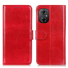 Handytasche Stand Schutzhülle Flip Leder Hülle M07L für Xiaomi Poco M4 5G Rot