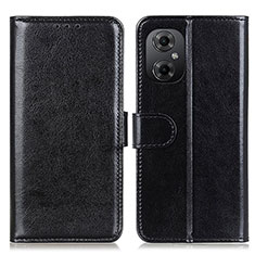 Handytasche Stand Schutzhülle Flip Leder Hülle M07L für Xiaomi Poco M4 5G Schwarz