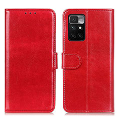 Handytasche Stand Schutzhülle Flip Leder Hülle M07L für Xiaomi Redmi 10 (2022) Rot