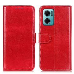 Handytasche Stand Schutzhülle Flip Leder Hülle M07L für Xiaomi Redmi 10 5G Rot