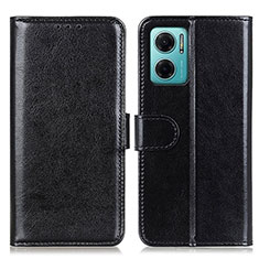 Handytasche Stand Schutzhülle Flip Leder Hülle M07L für Xiaomi Redmi 10 5G Schwarz