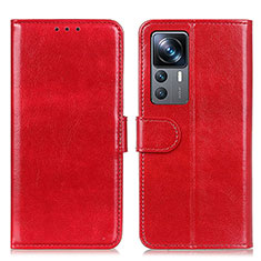 Handytasche Stand Schutzhülle Flip Leder Hülle M07L für Xiaomi Redmi K50 Ultra 5G Rot