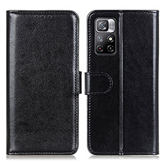 Handytasche Stand Schutzhülle Flip Leder Hülle M07L für Xiaomi Redmi Note 11 5G Schwarz