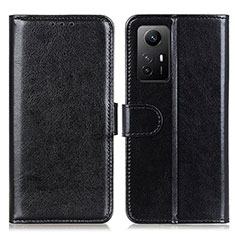 Handytasche Stand Schutzhülle Flip Leder Hülle M07L für Xiaomi Redmi Note 12S Schwarz