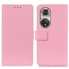 Handytasche Stand Schutzhülle Flip Leder Hülle M08L für Huawei Honor 50 Pro 5G Rosa