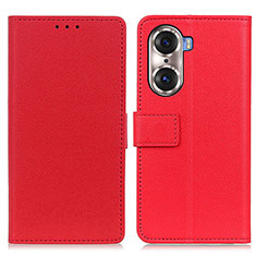 Handytasche Stand Schutzhülle Flip Leder Hülle M08L für Huawei Honor 60 Pro 5G Rot