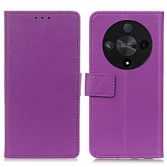 Handytasche Stand Schutzhülle Flip Leder Hülle M08L für Huawei Honor Magic6 Lite 5G Violett