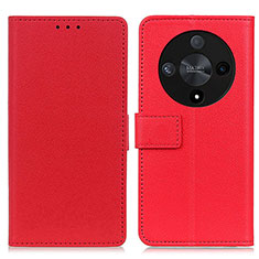 Handytasche Stand Schutzhülle Flip Leder Hülle M08L für Huawei Honor X9b 5G Rot