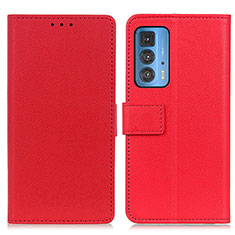 Handytasche Stand Schutzhülle Flip Leder Hülle M08L für Motorola Moto Edge S Pro 5G Rot