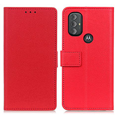 Handytasche Stand Schutzhülle Flip Leder Hülle M08L für Motorola Moto G Power (2022) Rot