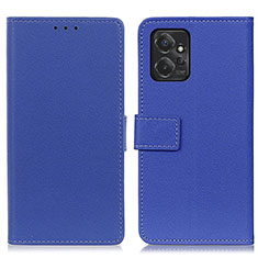 Handytasche Stand Schutzhülle Flip Leder Hülle M08L für Motorola Moto G Power 5G (2023) Blau