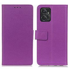 Handytasche Stand Schutzhülle Flip Leder Hülle M08L für Motorola Moto G Power 5G (2023) Violett