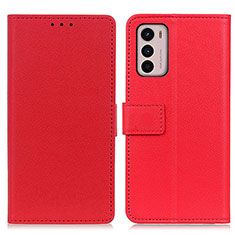 Handytasche Stand Schutzhülle Flip Leder Hülle M08L für Motorola Moto G42 Rot