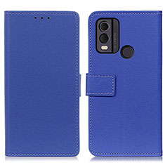 Handytasche Stand Schutzhülle Flip Leder Hülle M08L für Nokia C22 Blau