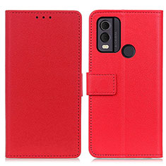 Handytasche Stand Schutzhülle Flip Leder Hülle M08L für Nokia C22 Rot