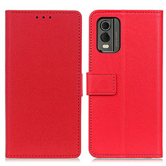 Handytasche Stand Schutzhülle Flip Leder Hülle M08L für Nokia C32 Rot