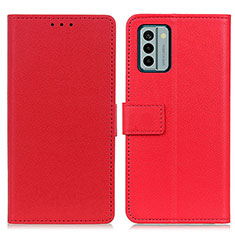 Handytasche Stand Schutzhülle Flip Leder Hülle M08L für Nokia G22 Rot