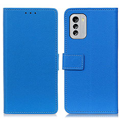 Handytasche Stand Schutzhülle Flip Leder Hülle M08L für Nokia G60 5G Blau