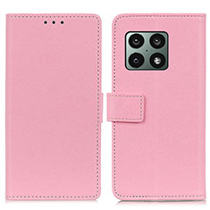 Handytasche Stand Schutzhülle Flip Leder Hülle M08L für OnePlus 10 Pro 5G Rosa