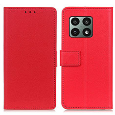 Handytasche Stand Schutzhülle Flip Leder Hülle M08L für OnePlus 10 Pro 5G Rot