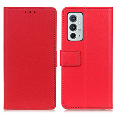 Handytasche Stand Schutzhülle Flip Leder Hülle M08L für OnePlus 9RT 5G Rot